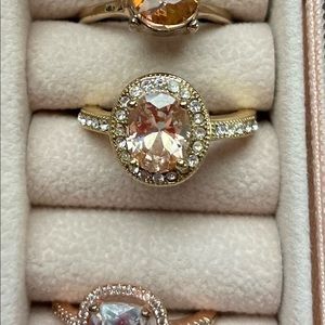 Set of 5 costume rings